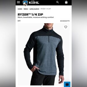 Kuhl RYZER™ 1/4 ZIP Sweater - Medium